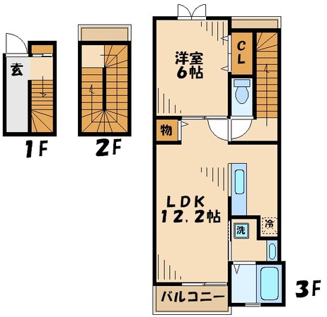 サン・ヒルズの物件間取画像